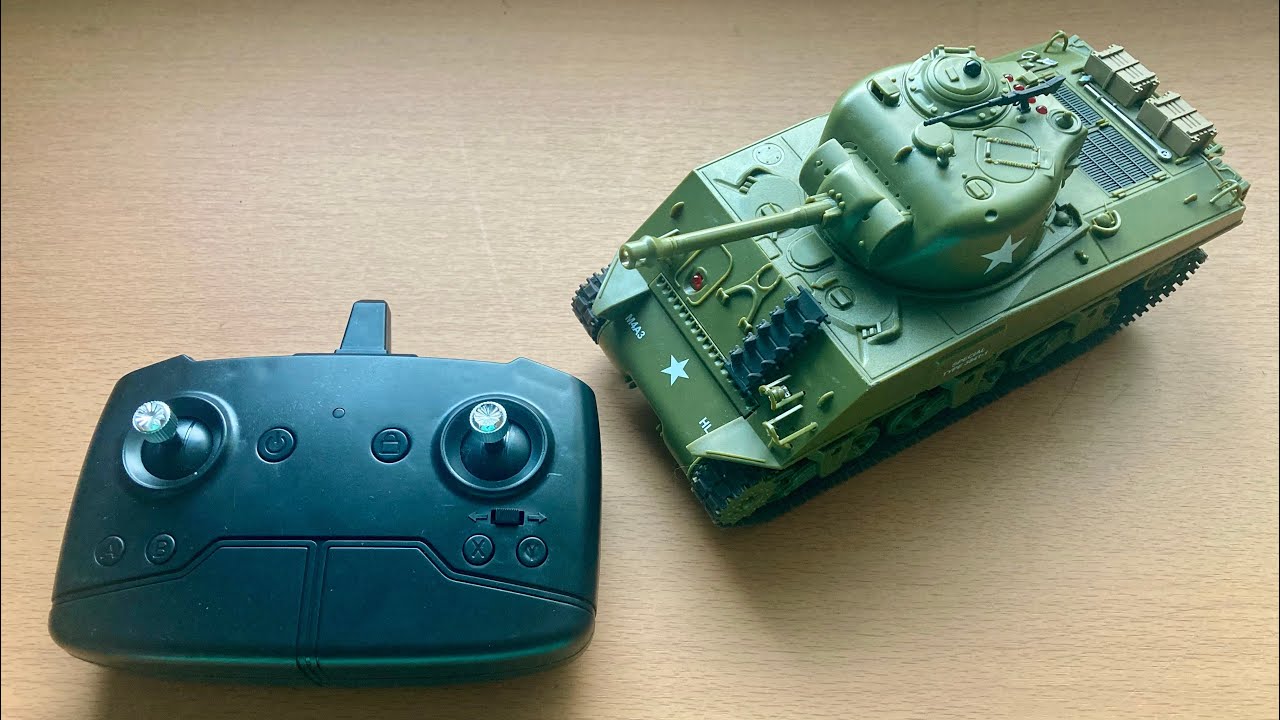 HENG LONG R/C Toy Tank 1/30 scale M4A3 Sherman (3841-1)