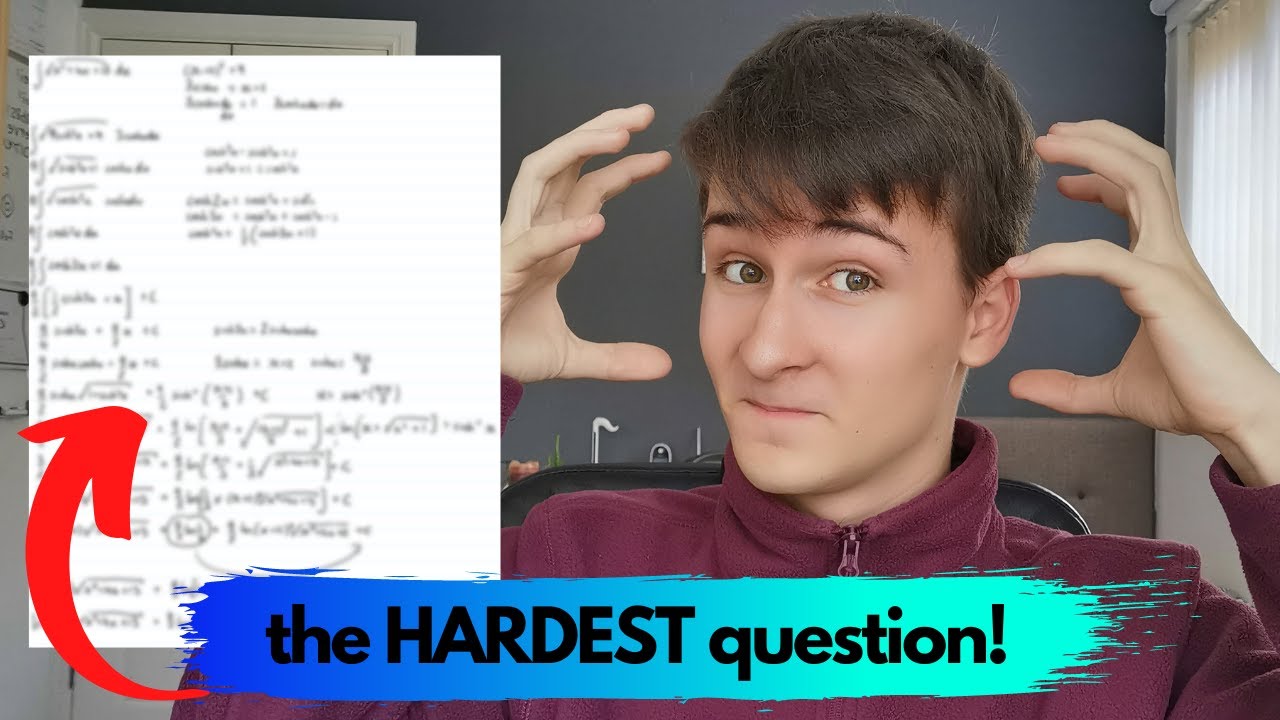 Let's do the HARDEST a level further maths question!!