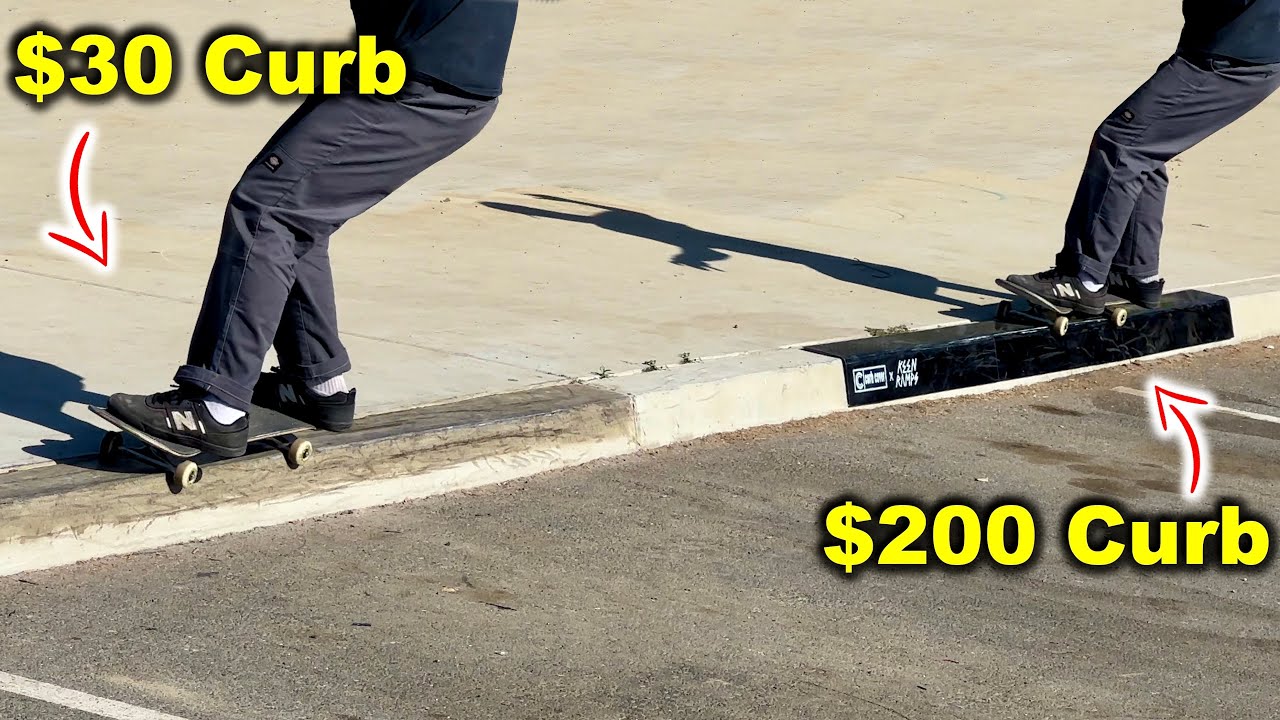 $30 SKATE CURB vs $200 SKATEBOARDING CURB