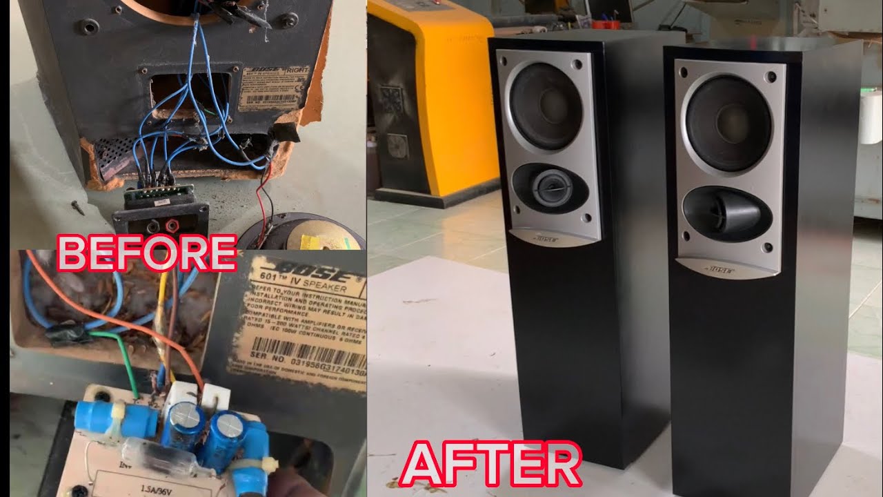 How to make restoration old speaker box Bose 601 SERIES IV / repair old speaker / Nam Dũng CNC #  14
