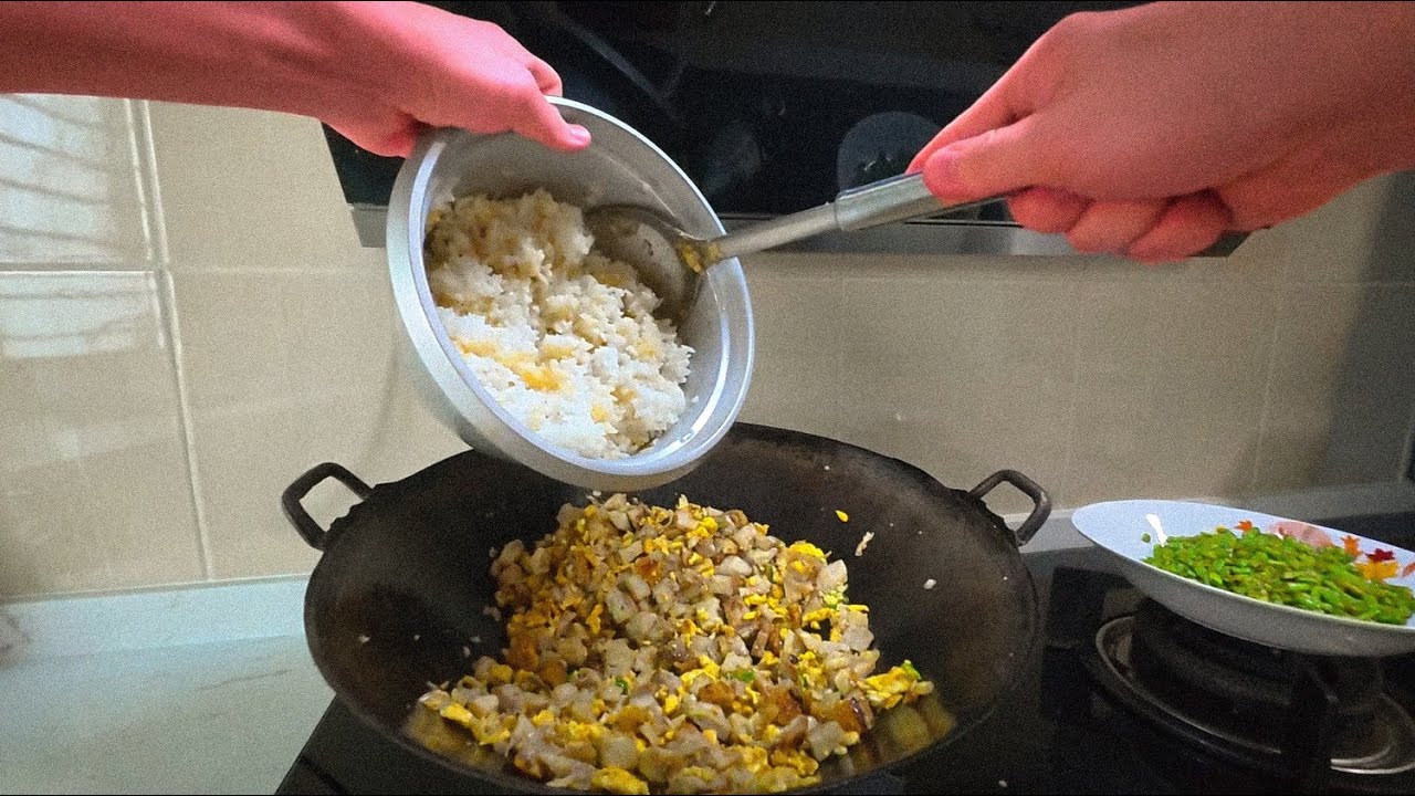 ASIAN COOKING POV: FRIED RICE DINNER