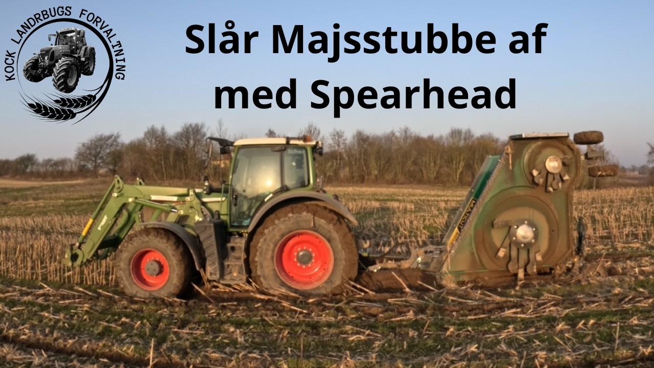 Slår af Indtil Den Ikk Kan Mere - Fendt 724 + Spearhead 6,5 M | Kock Landbrugs Forvaltning