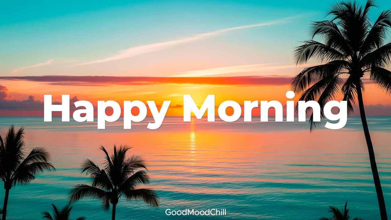 Happy Morning Mix 🌅 Tropical Chill & Deep House Playlist for Smiling Days | GoodMoodChill