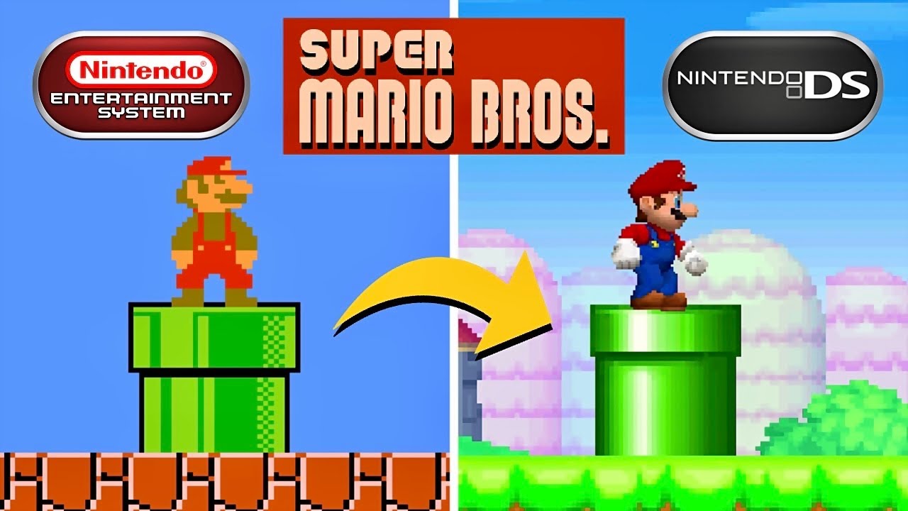 What if Super Mario Bros. 1 was a Nintendo DS Game?!