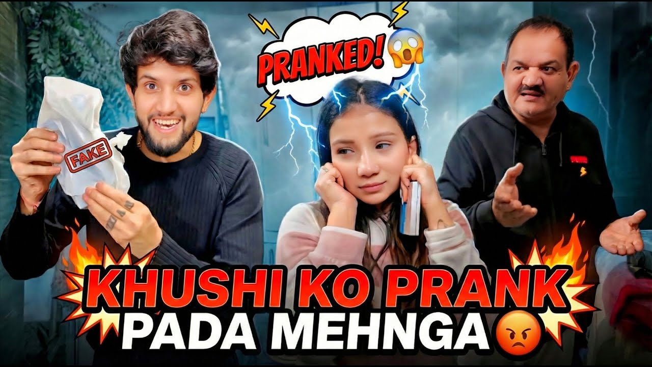 Khushi Ko PRANK Pada Mehnga 😡 | itna Nuksaan Ho Gaya 😭