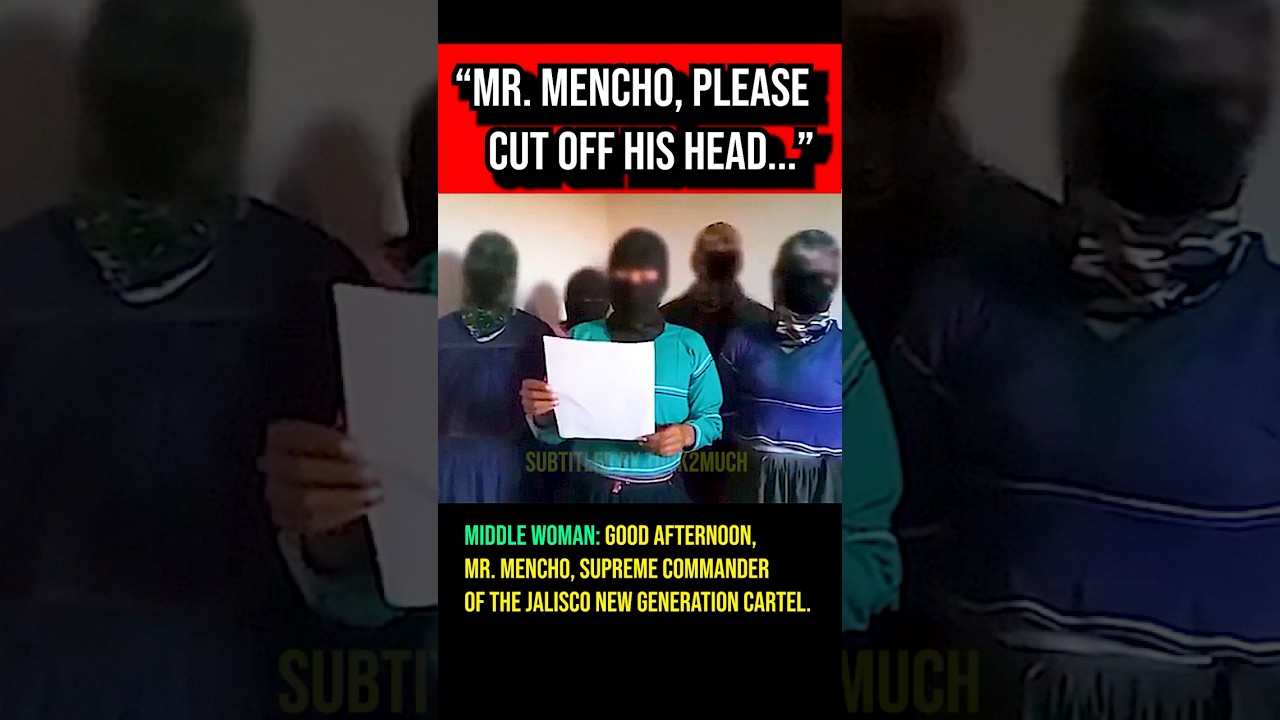 Moms Beg El Mencho To Behead His Own Cartel Hitman 🪦☠️🔪 #elmencho #cartel #shorts