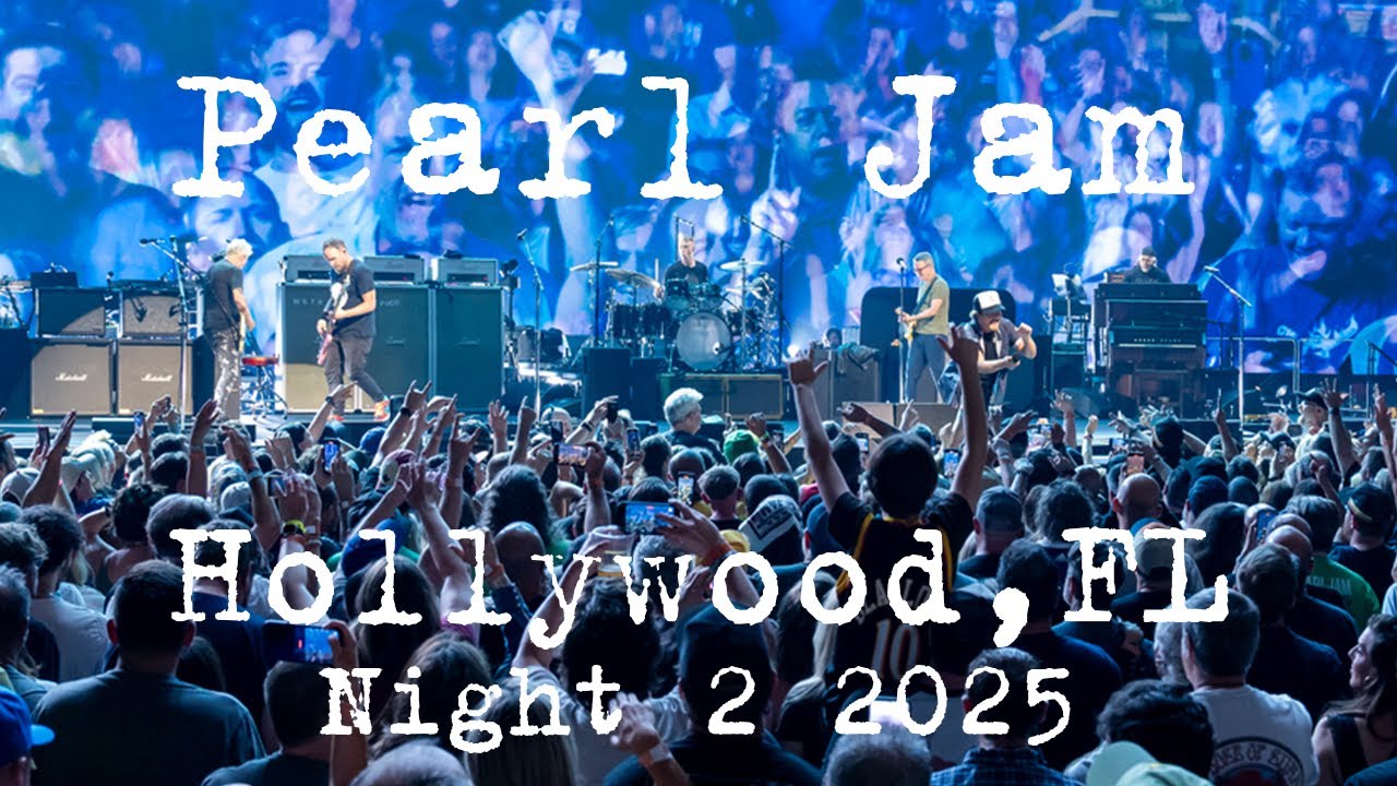 Pearl Jam - Hollywood, Florida - 2025/04/26 - Night 2 - Full Show - SBD Multicam