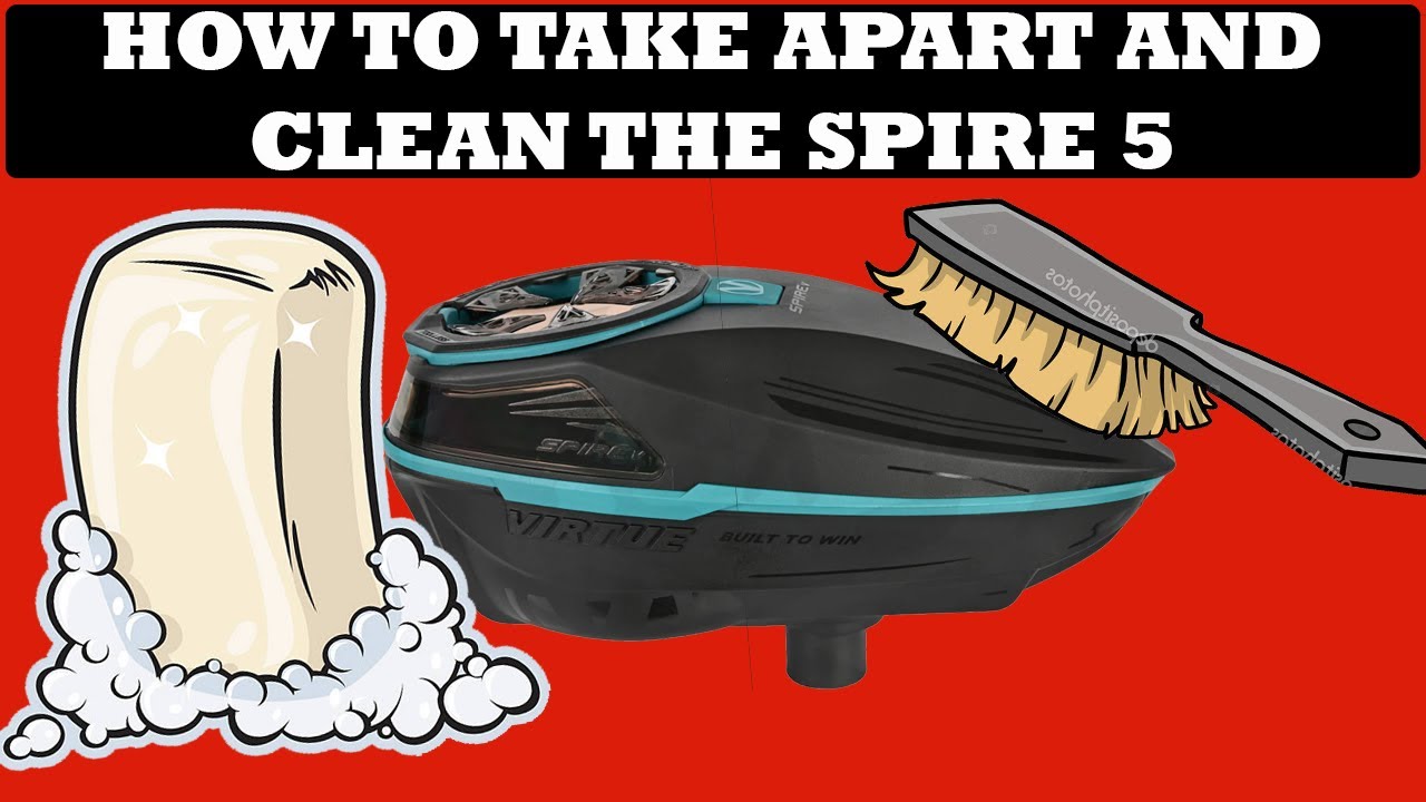 Как разобрать и почистить Virtue Spire 5, Spire 4 и Spire 3! | Советы по чистке пейнтбольного мар...
