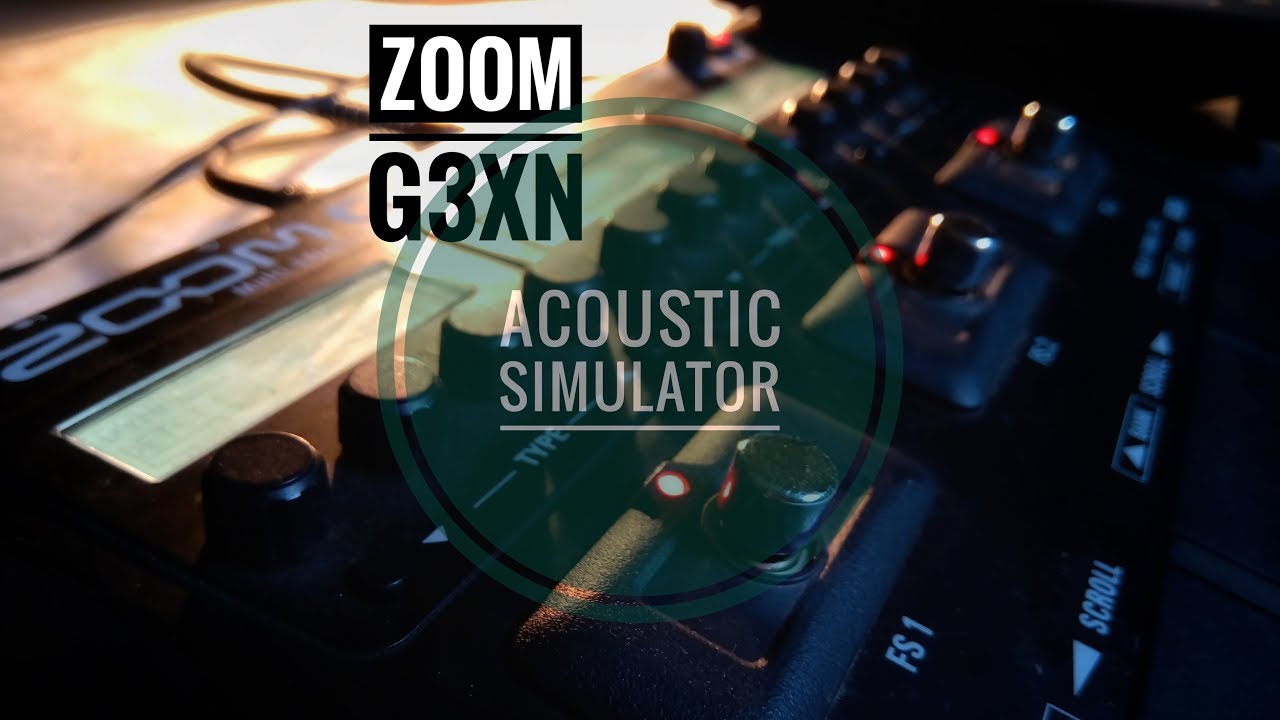 Acoustic Guitar Patch for ZOOM G3xn and G3n | ZOOM Acoustic Simulator