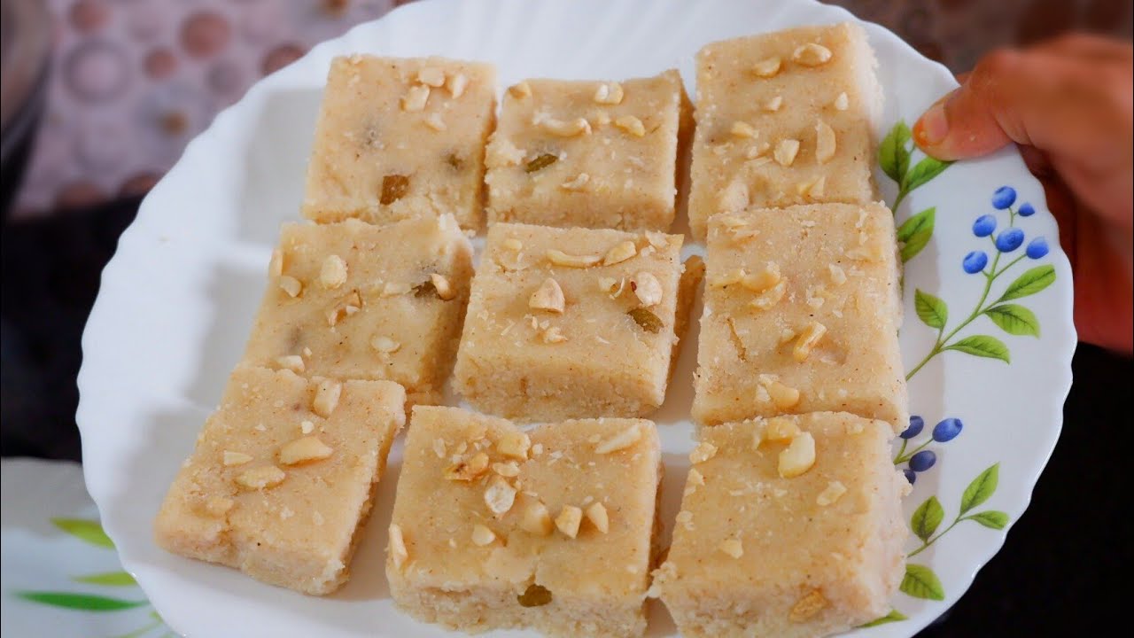 Suji Barfi Recipe অতি সহজে বনাওক চুজিৰ বৰফি Tasty, Simple, Quick and Easy Sweets | AK Creations