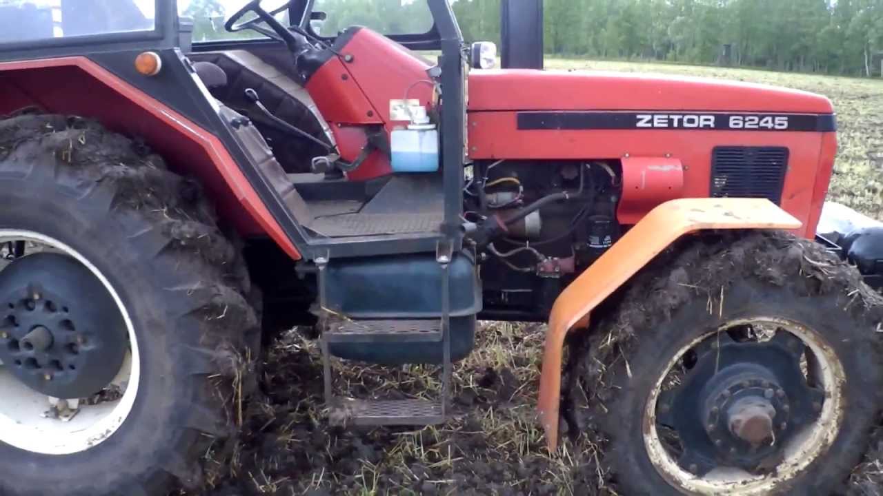 Wożenie obornika /zetor 6245/rozrzutnik  4,5T