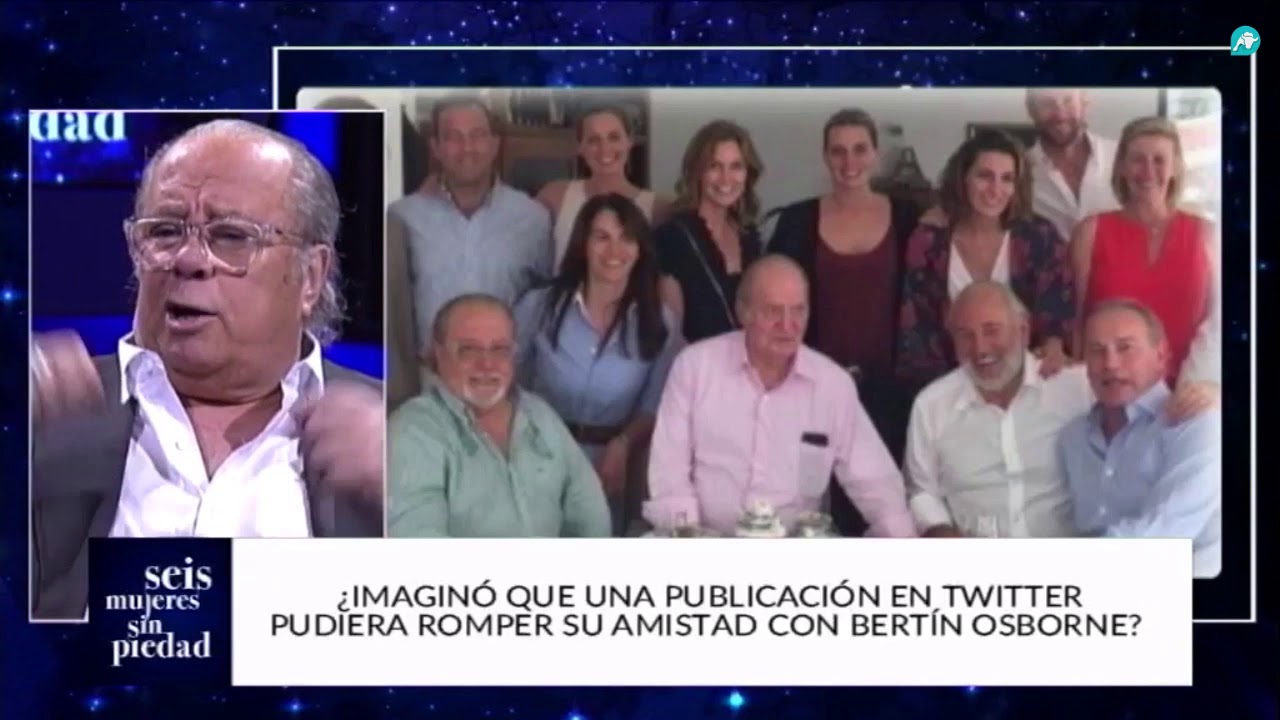Arévalo explica el enfado de Bertín tras subir una foto con el Rey a internet