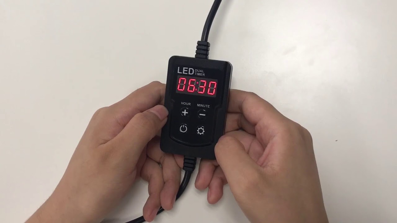 Nicrew Dual Channel LED Light Timer Instruction Video