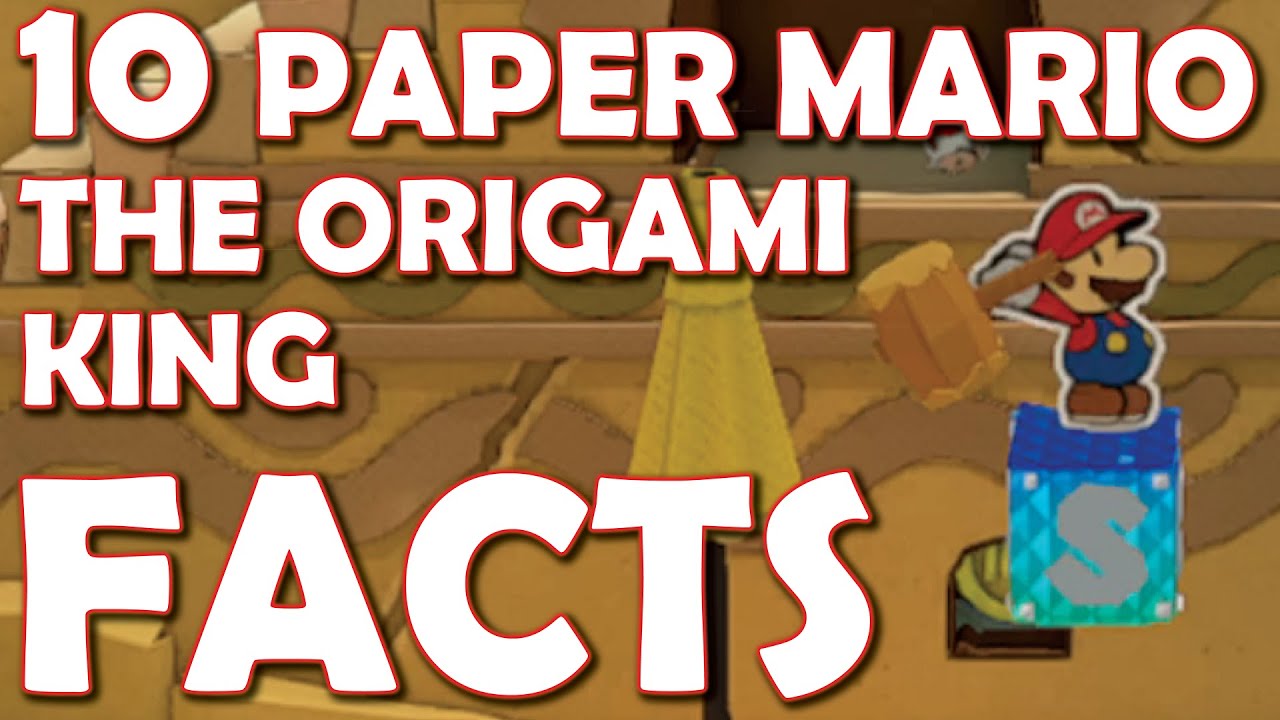 10 Facts/ Observations in Paper Mario: The Origami King (Did you know these facts? Save box, etc)