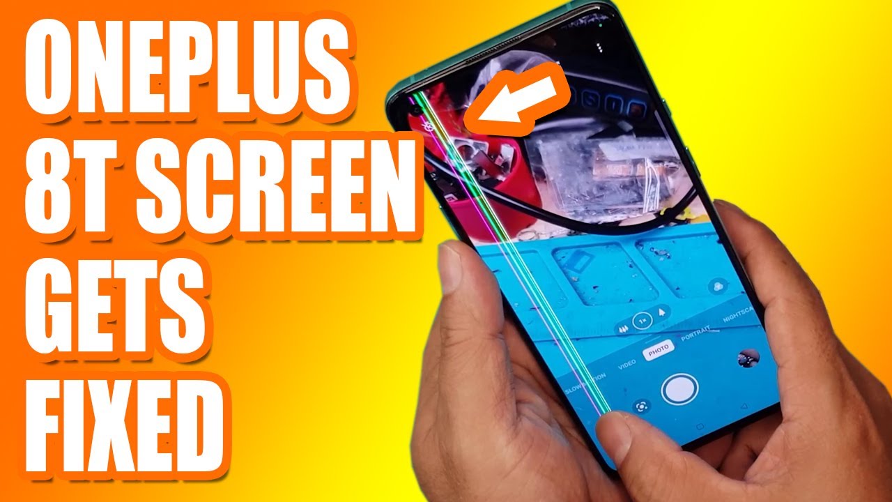 ЦВЕТНЫЕ ЛИНИИ! Замена экрана OnePlus 8T | Ремонтный центр в деловом центре Сиднея