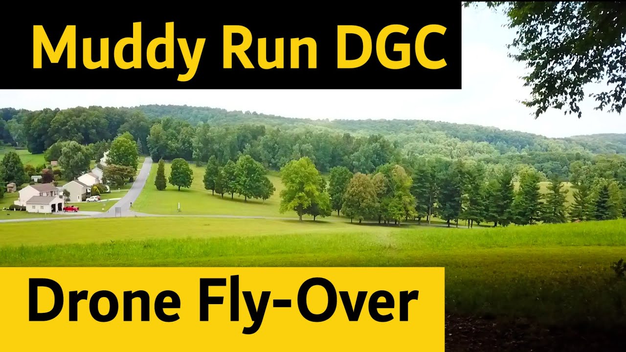 Muddy Run Disc Golf Course | Drone Flyover | Course Review