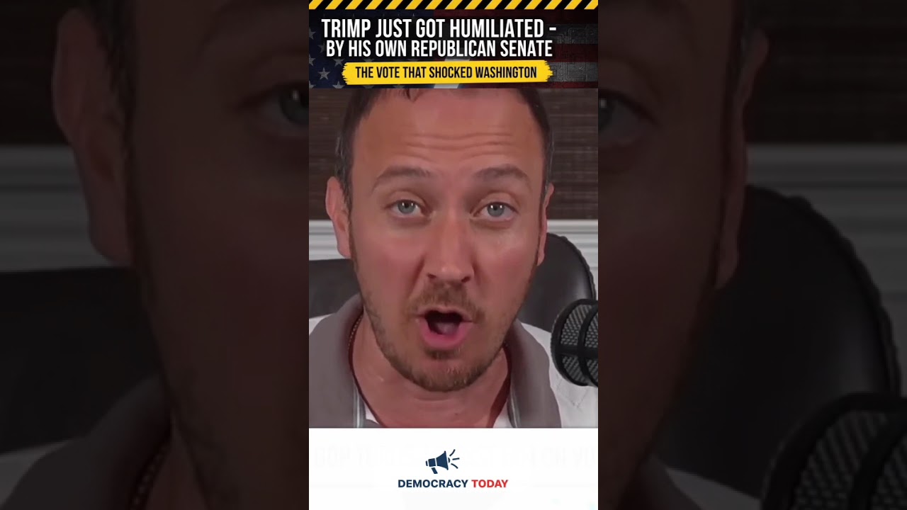 “Trump Humiliated by His Own Senate” 