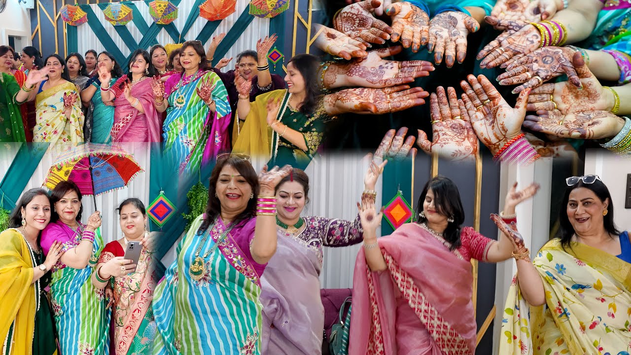 Teej function mai Doston ke sath machaya Dhamaal 😍