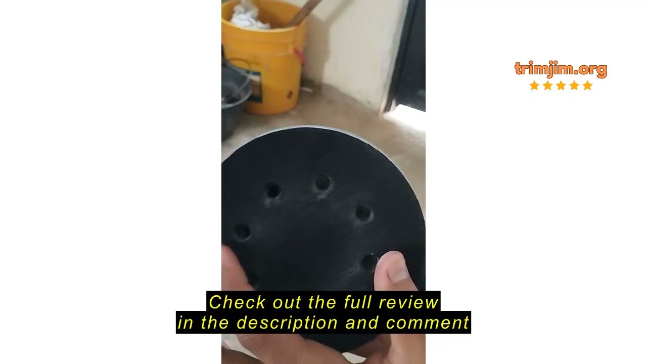 Review GALAX PRO 280W 13000OPM Max 6 Variable Speeds Orbital Sander with 15Pcs Sanding Discs, 5” ele