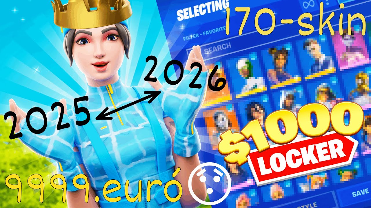 |  2025 Fortnite Locker Tour |Előre is Boldog Új Évet |