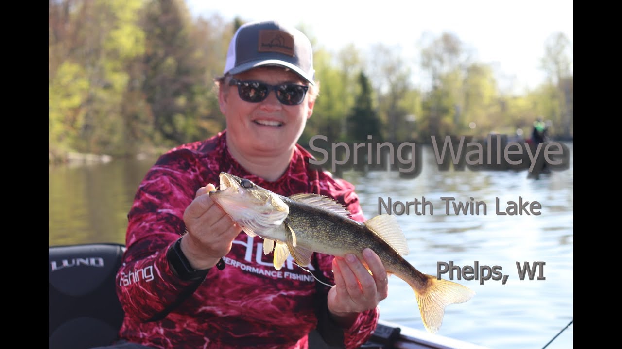 Spring Walleye on North Twin Lake