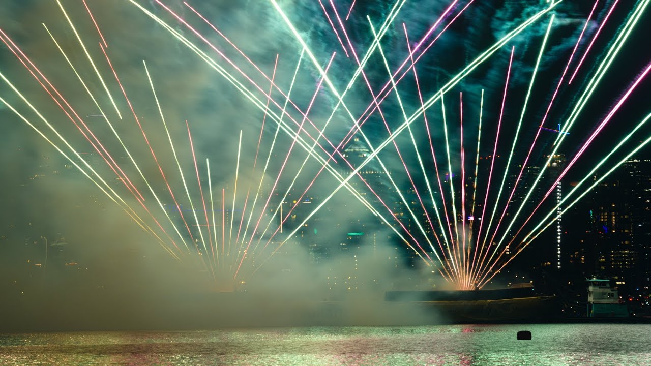 Seattle's 4th of July fireworks over Lake Union - 2018