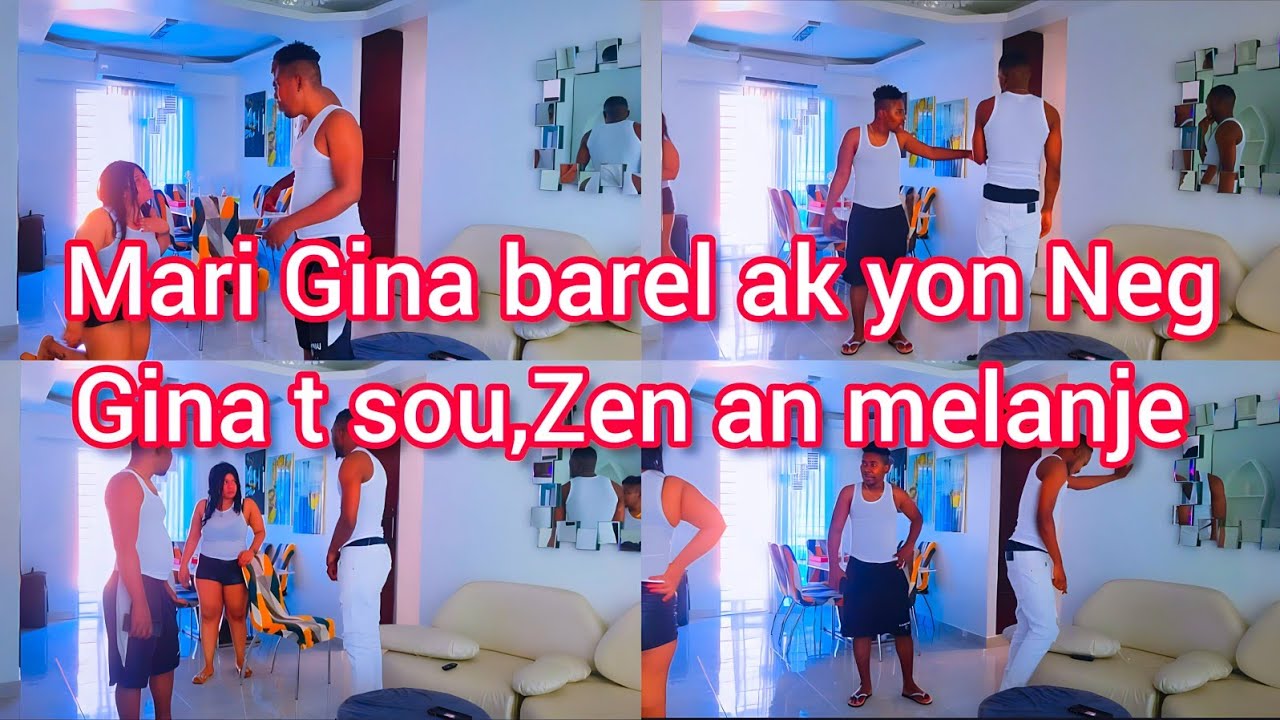 Mari Gina barel kap fè Lanmou ak yon Lòt neg pandan li t sou pou fèt li a,Zen an melanje (Prank)