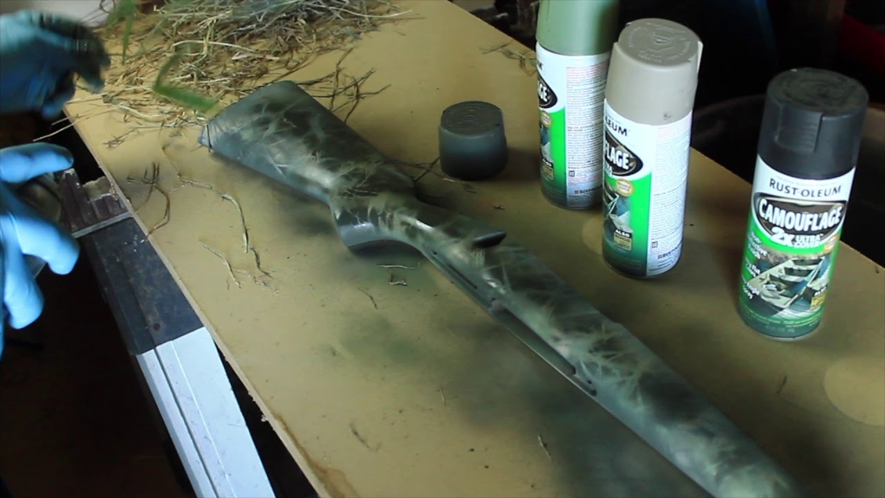 How to Paint a Rifle Camouflage