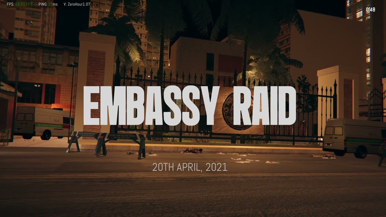 Embassy Raid( Zero hour gameplay)