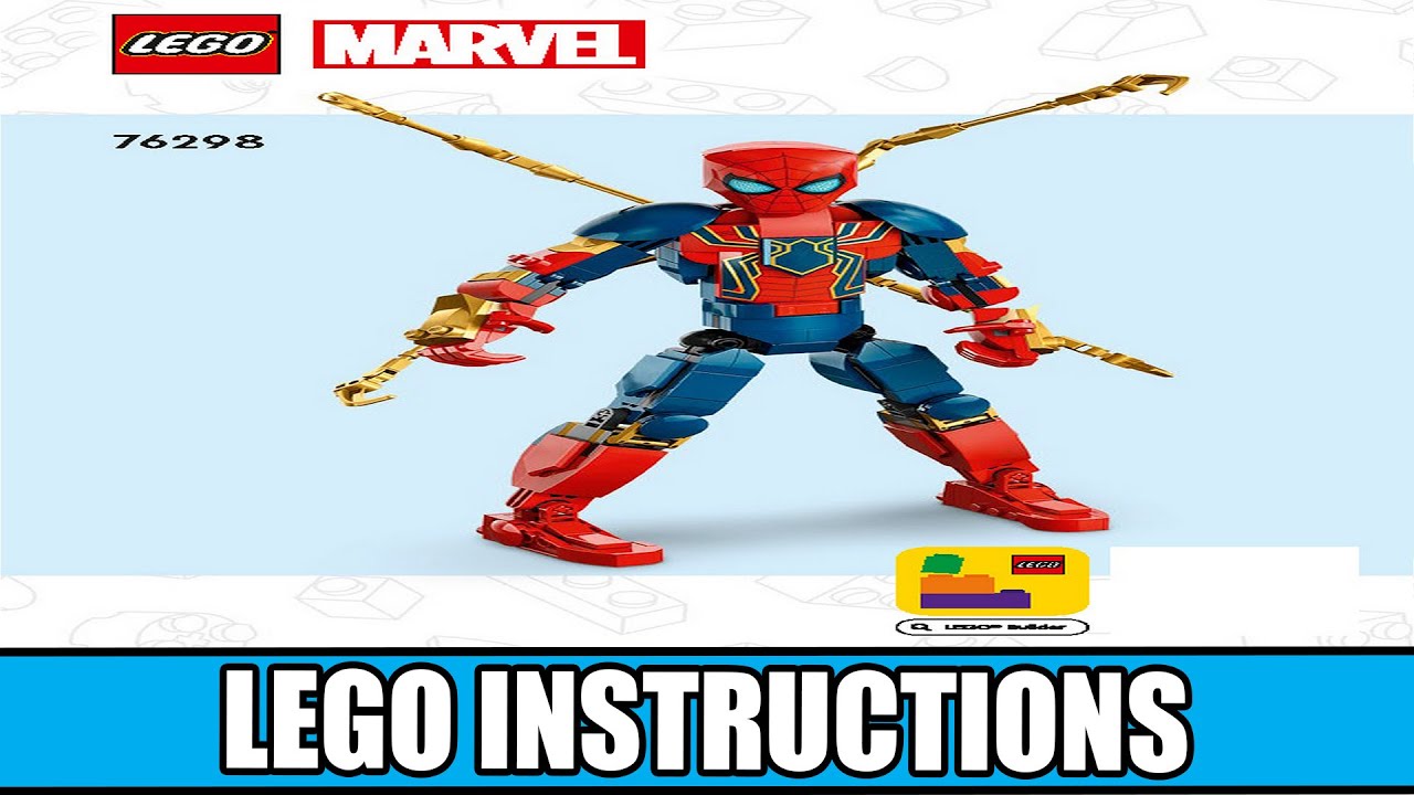 LEGO Instructions - Marvel Super Heroes - Spider-Man - 76298 - Iron Spider-Man Construction Figure