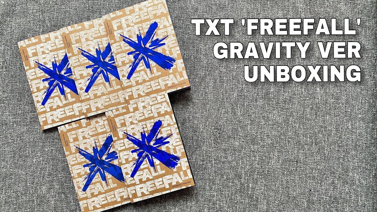 TXT  'THE NAME CHAPTER: FREEFALL' Gravity ver. | Unboxing | Обзор | Распаковка | Анбоксинг