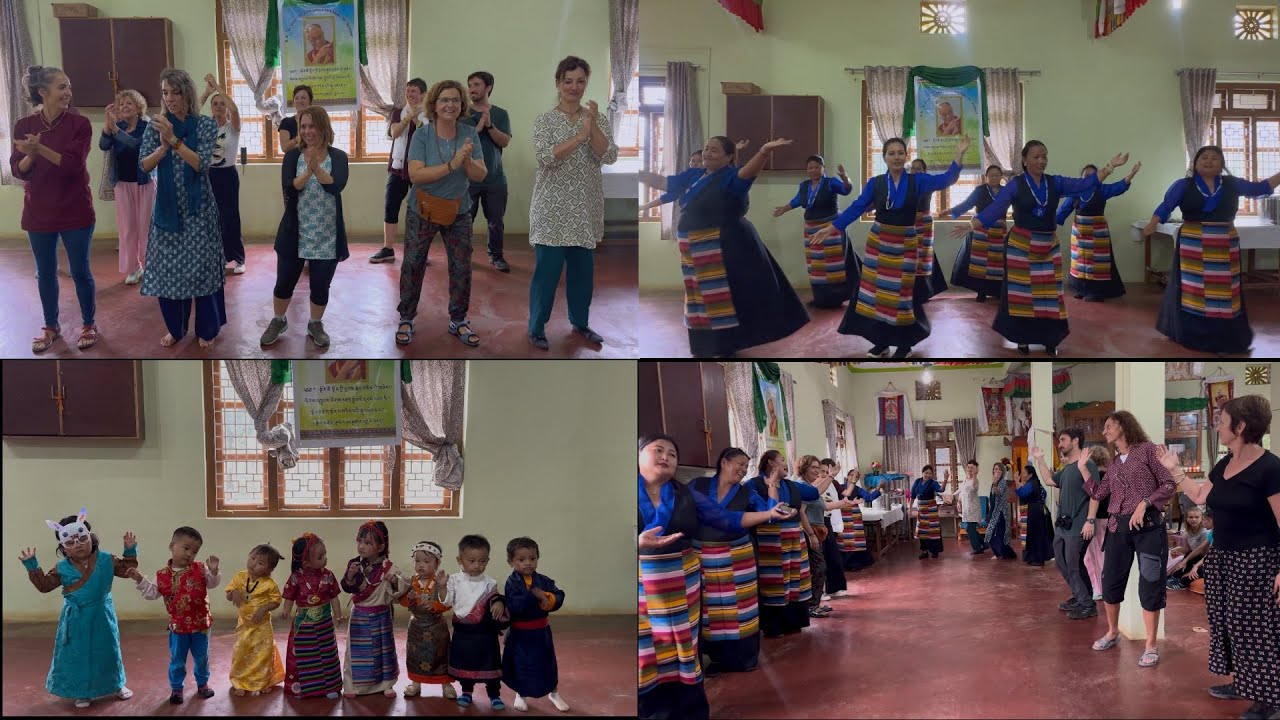 KARMA Foundation Visited OPH Mundgod Doeguling #mundgod #culturaldance #tibetanvlogger