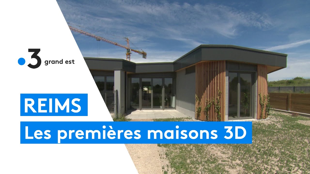 Les premi&egrave;res maisons 3D inaugur&eacute;es &agrave; Reims