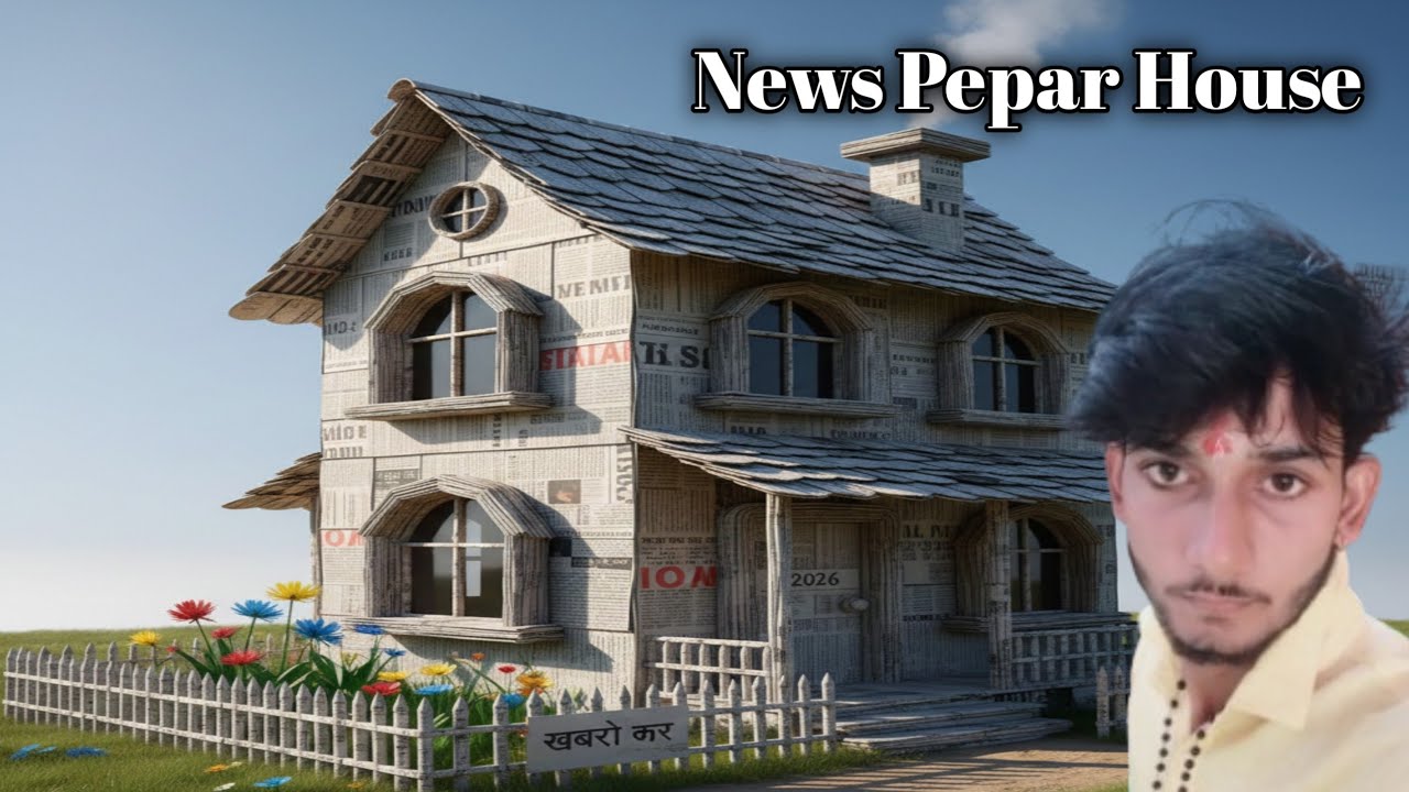   Incredible DIY Newspaper House Challengle 🏠 || A1 Challenger King ☠️☠️