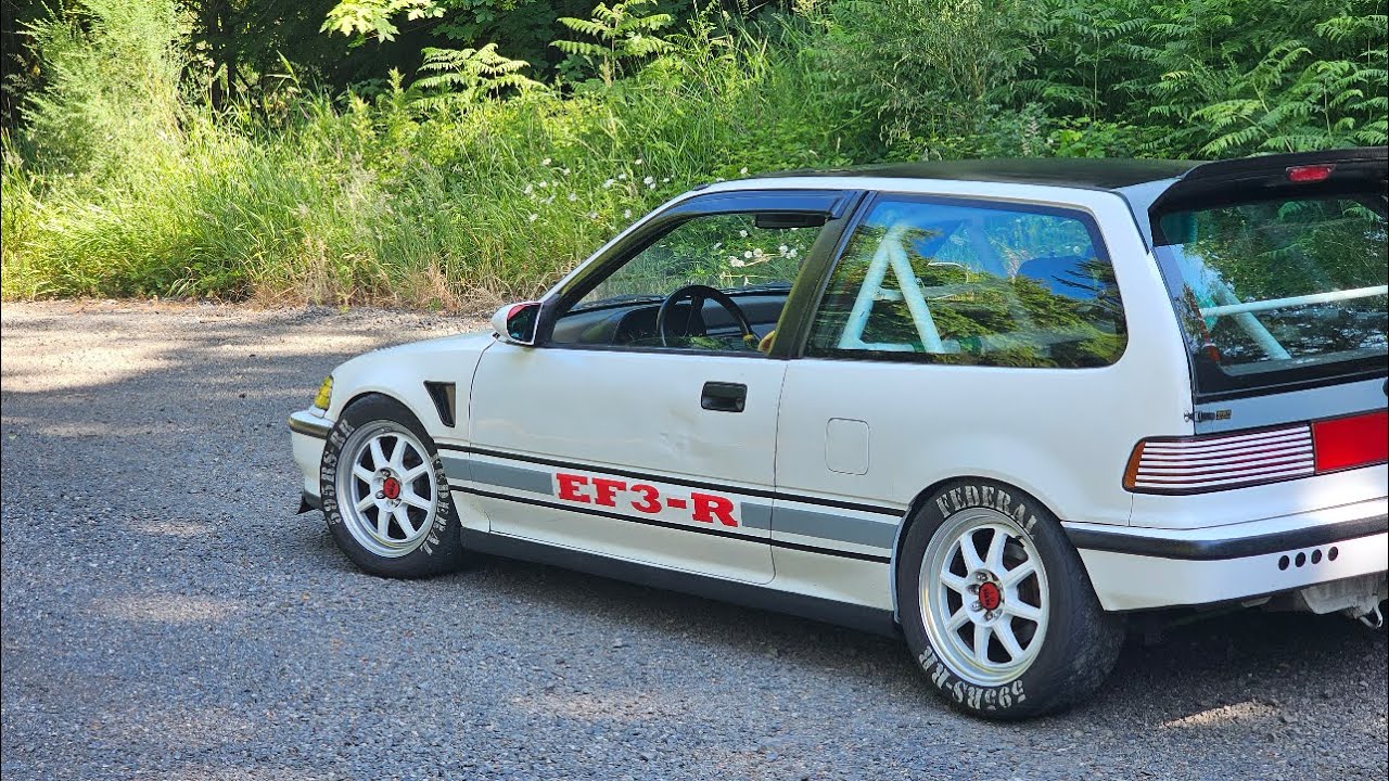 Touge Run Through Mist Mountain | B20VTEC Honda Civic EF Hatch EF3-R