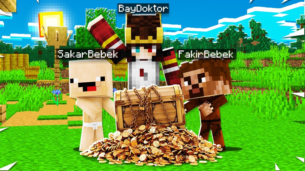 FAKİR BEBEĞİN GİZLİ GEÇİTİ !! 😱 - Minecraft