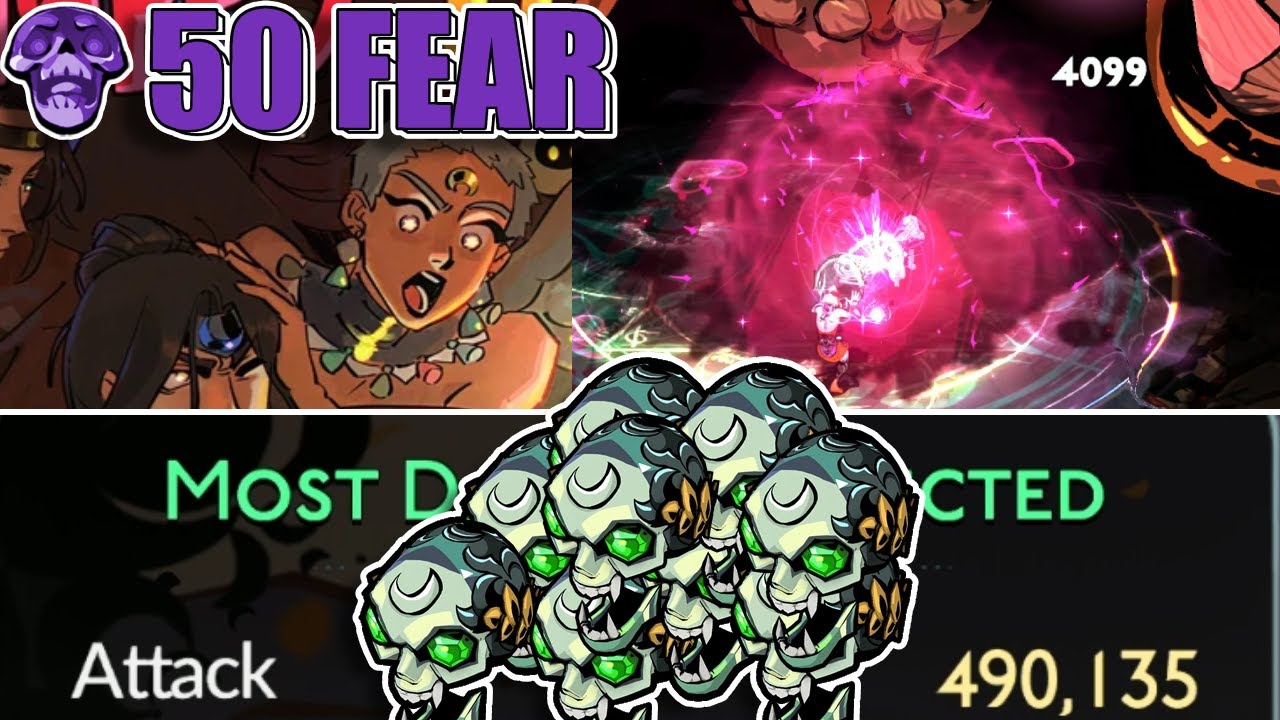 50 Fear Surface. All my eggs (skulls) in one basket. Mel Skull | Hades 2