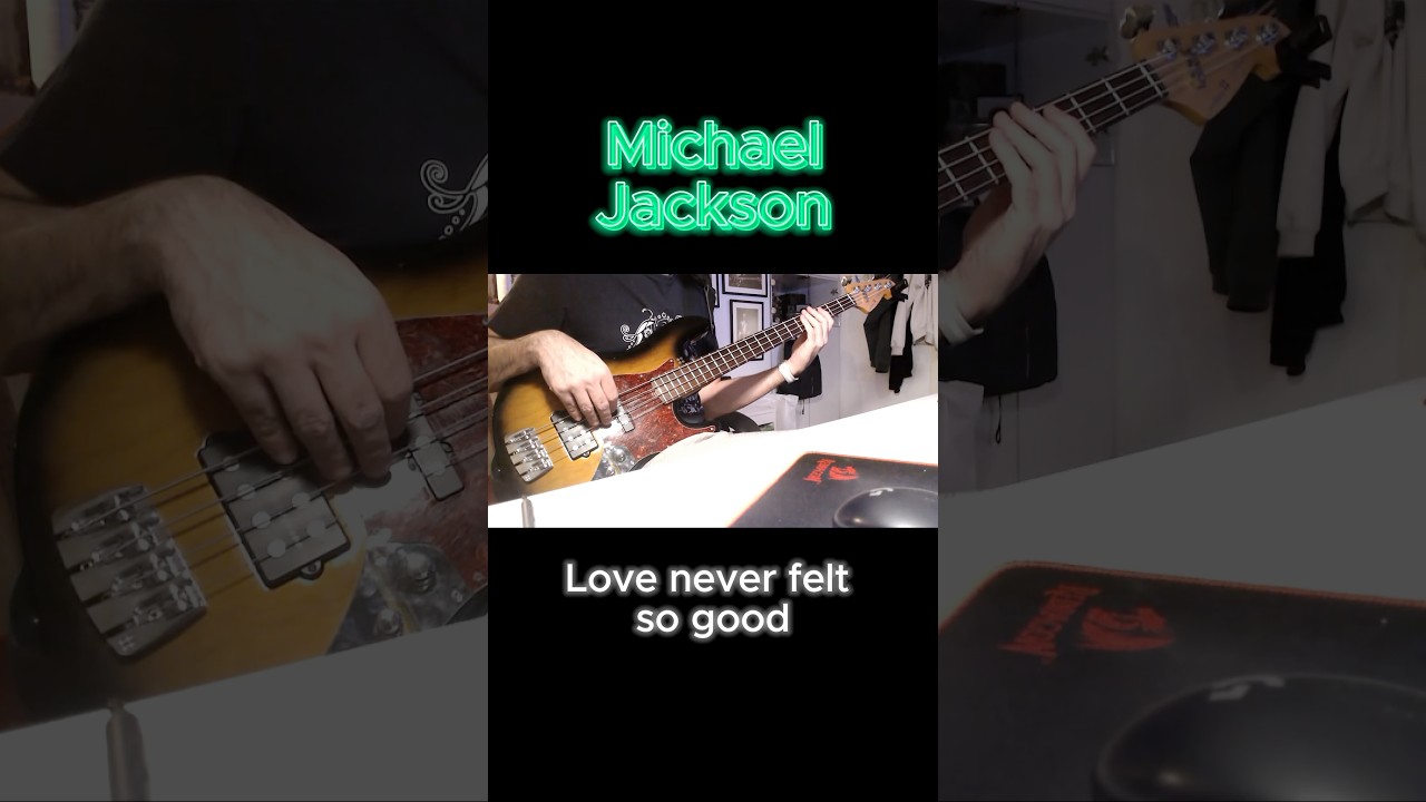 Michael Jackson - Love never felt so good #bass #cover #michaeljackson #bassgram #basslove