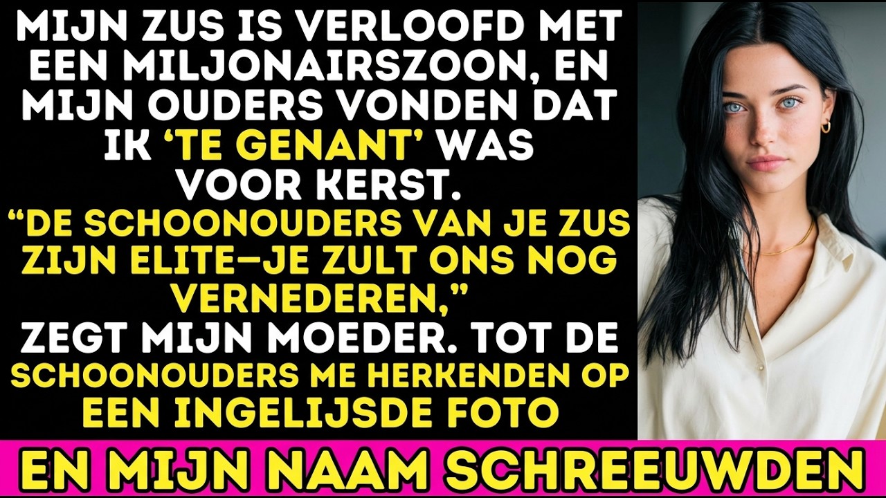 Mijn familie verbood me Kerstmis door de “elite” schoonouders van mijn zus — tot ze zagen…