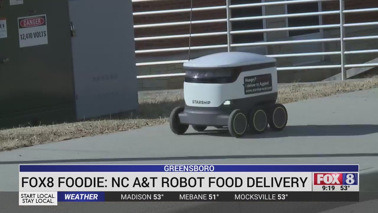 FOX8 Foodie: NC A&T food delivery robot is rolling through campus