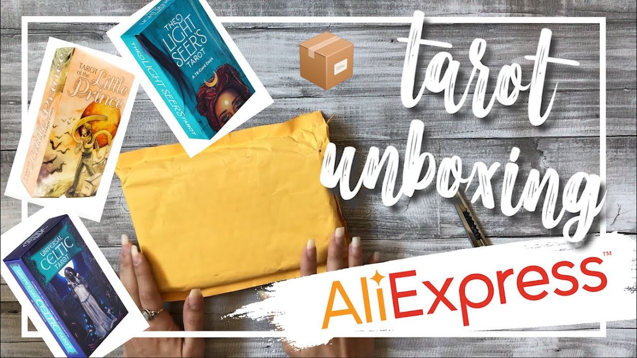 ALIEXPRESS **unboxing** LIGHT SEER'S TAROT+UNIVERSAL CELTIC+PRINCIPITO - ALIEXPRESS tarot decks