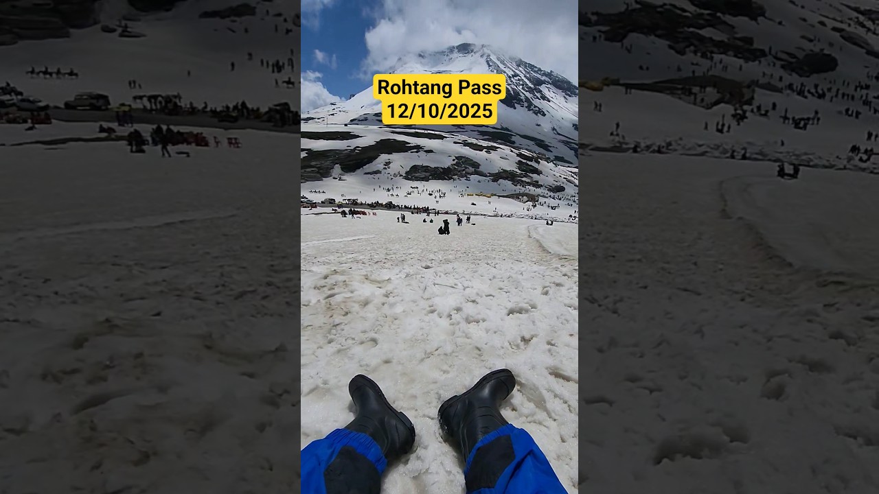 Rohtang Pass ( Himachal Pradesh ).     #himachal #snow