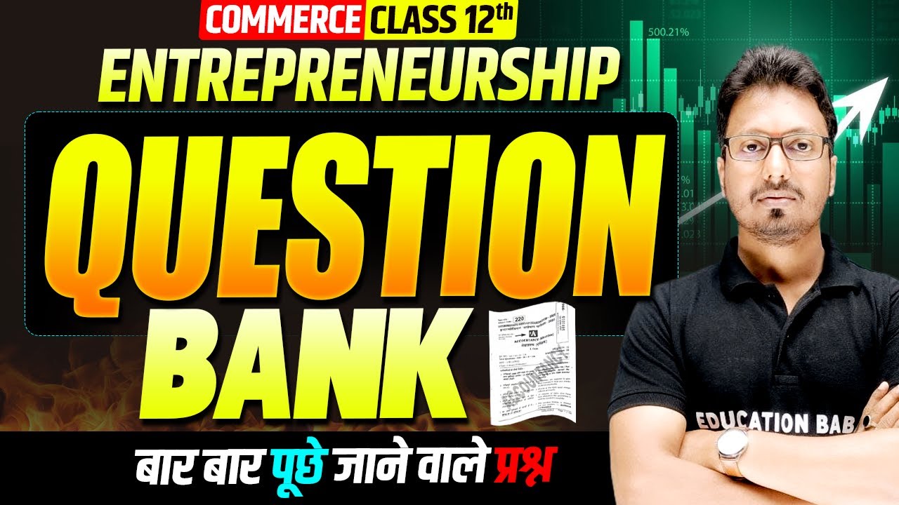 Class 12th EPS Questions Bank | 12th Entrepreneurship Most Important Objective 2026