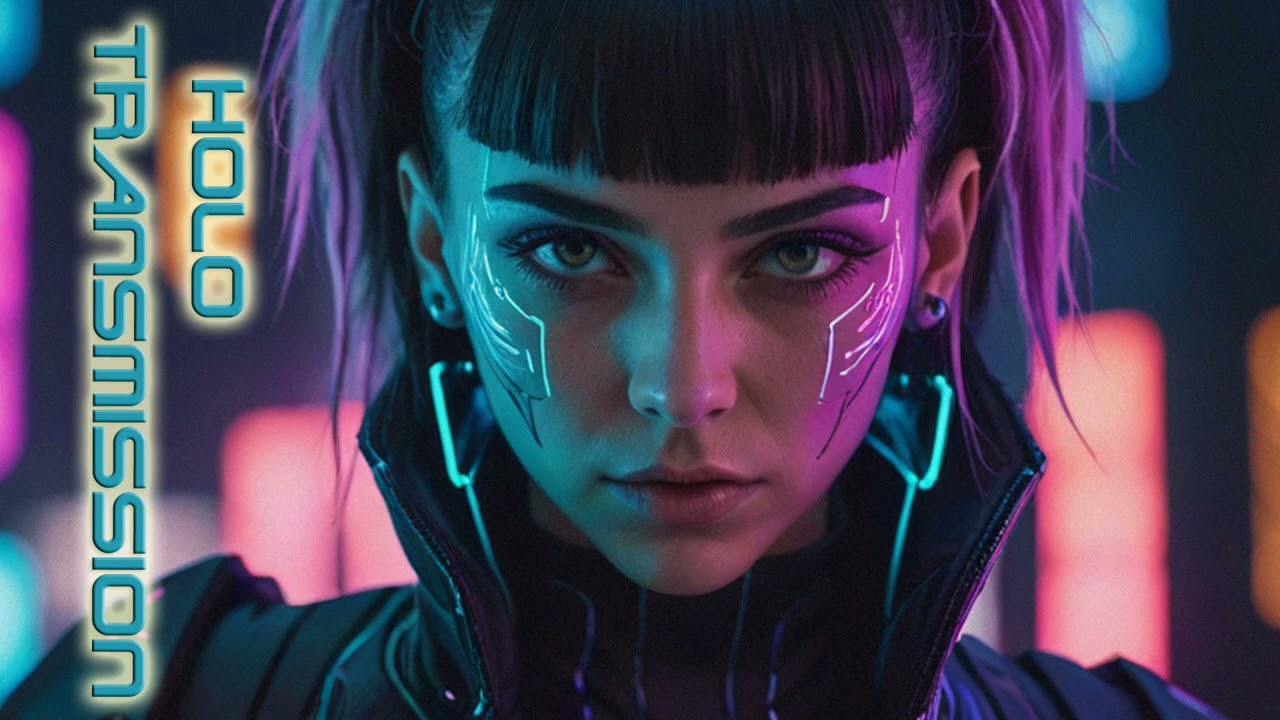 Holo-Transmission 🎵 Cyberpunk music track.