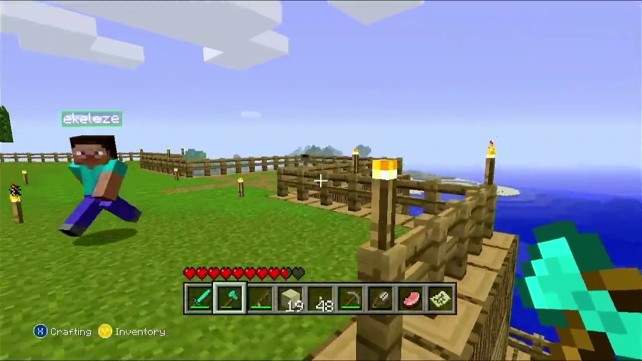 [14] Organising Loot, and starting a new construction - Minecraft Xbox 360 Edition