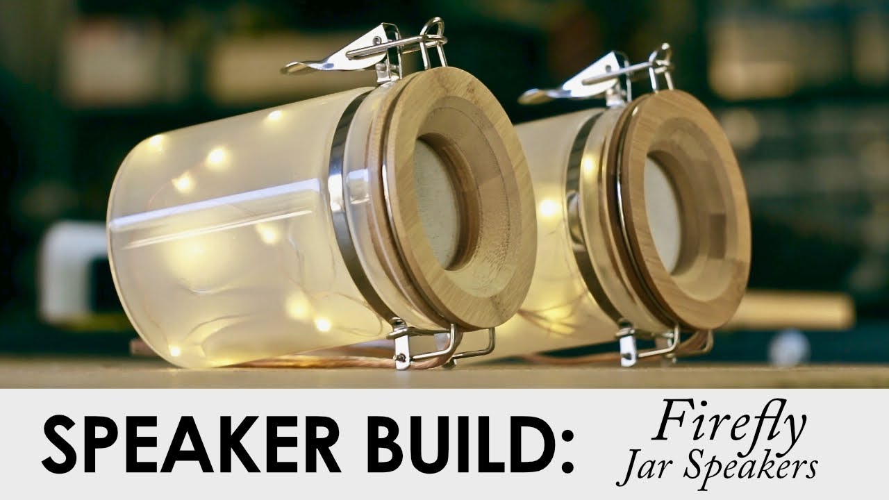 Firefly Jar Bluetooth Speakers || Holiday DIY Speaker Build