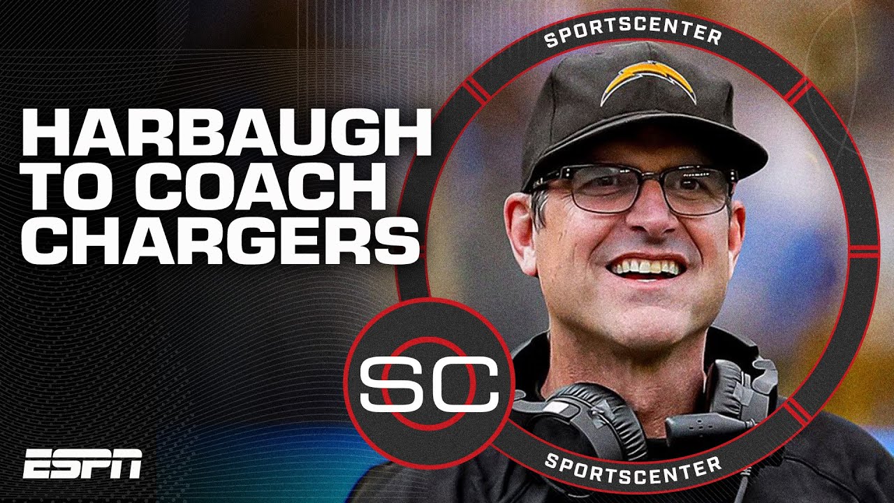 🚨 JIM HARBAUGH LEAVES MICHIGAN FOR THE CHARGERS 🚨 Adam Schefter details | SportsCenter