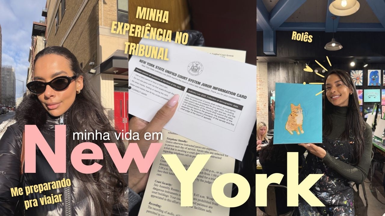 Fui Convocada para o Júri em Nova York + Preparativos para Viagem ✈️ | Vlog de Rotina Real