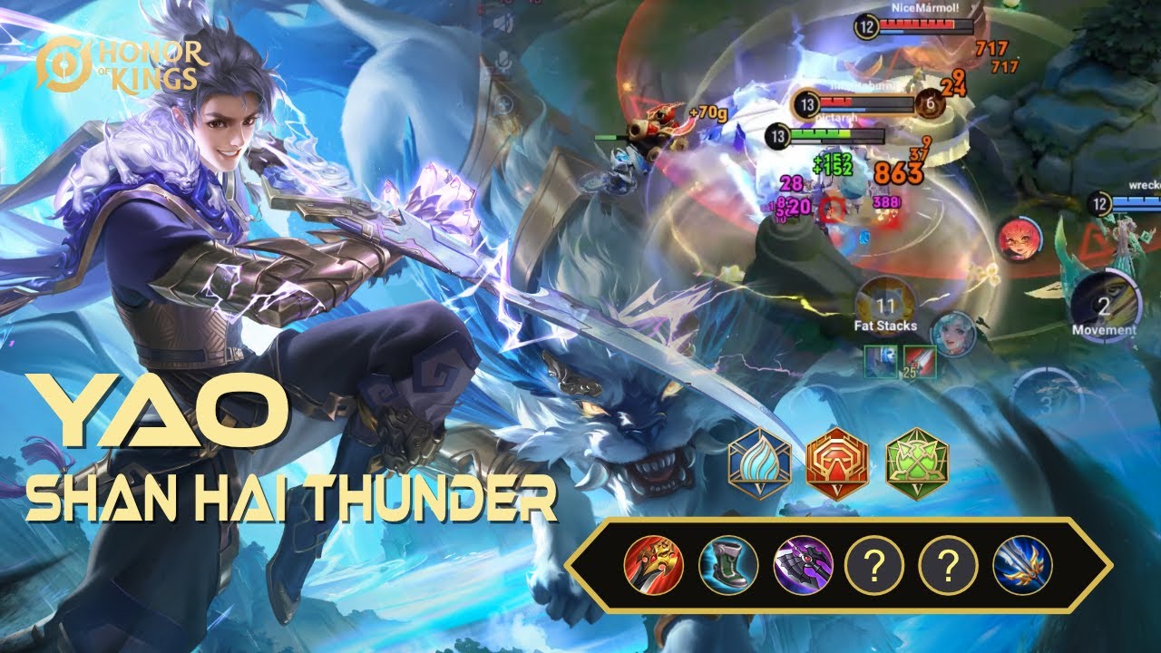 Jungler paling seru di HOK | Yao Shan Hai Thunder Gameplay