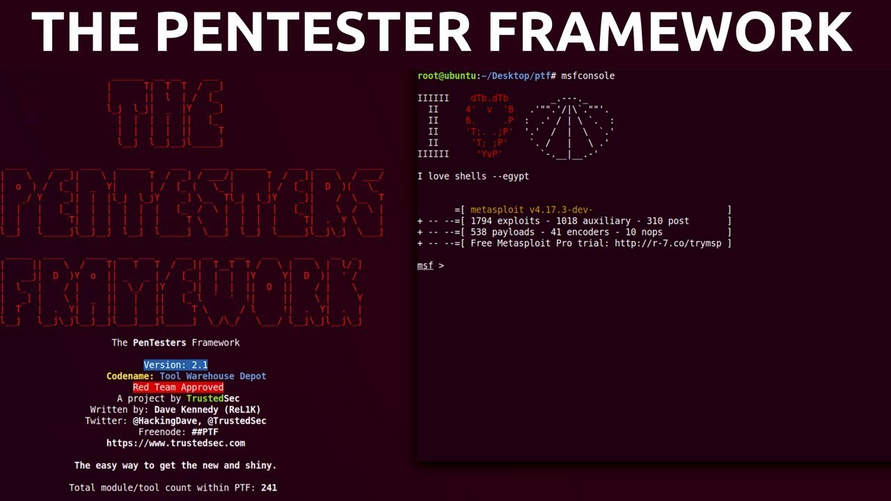 The PenTesters Framework - Install Penetration Testing Tools On Any Distribution